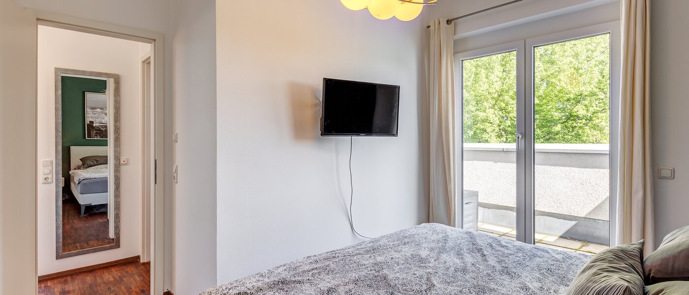 roof terrace apartment München Fasanerie 02 bedroom 6919