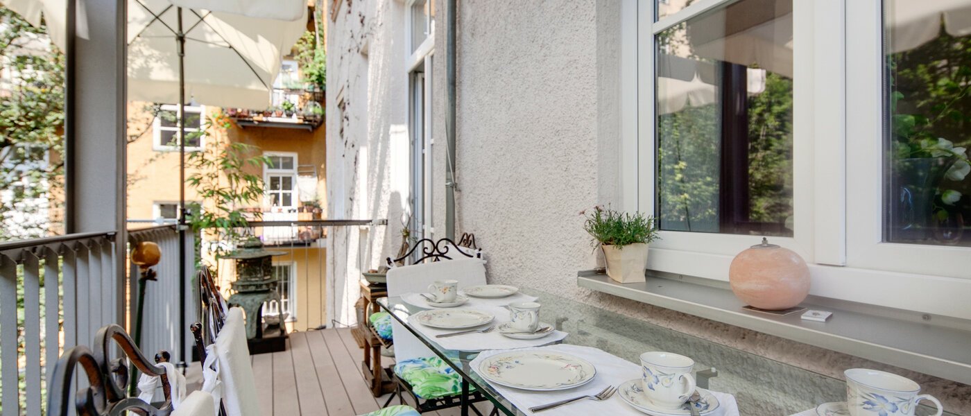 apartment München Glockenbachviertel 01 balcony 6991