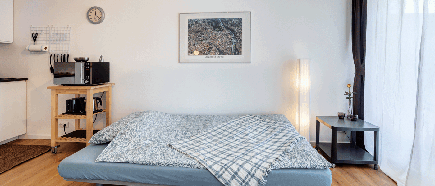 apartment München Mittersendling 01 sleeping area 7100