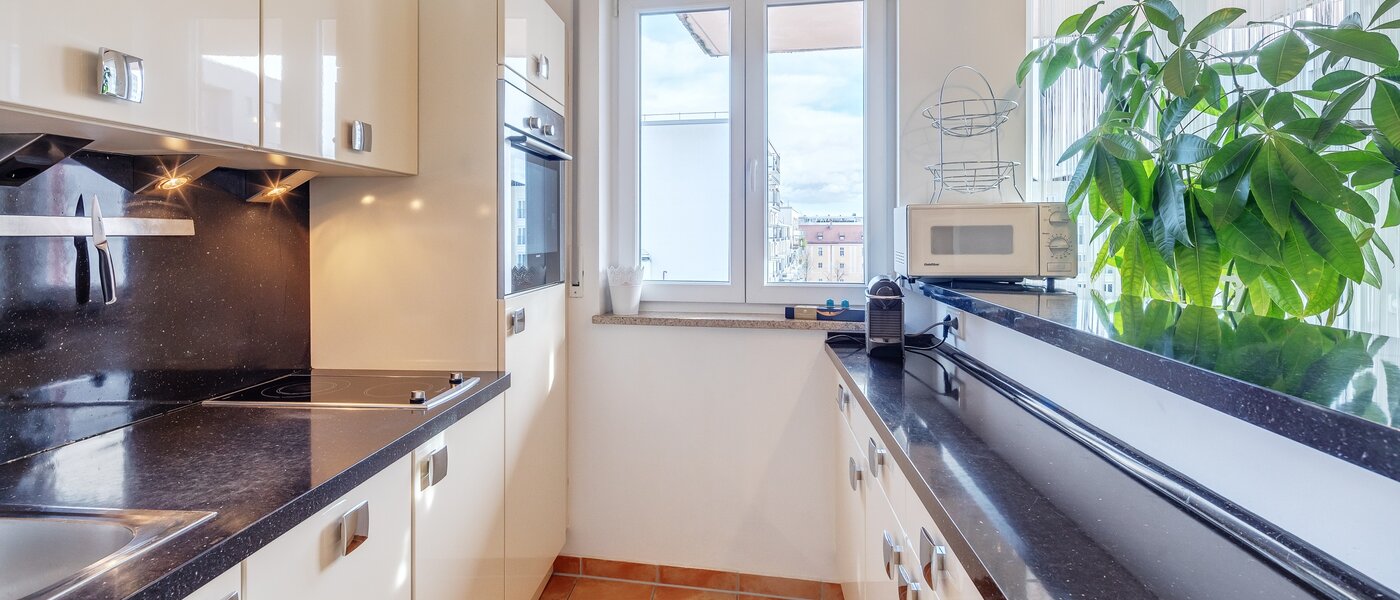 roof terrace apartment München Schwabing-West 03 kitchen 7226