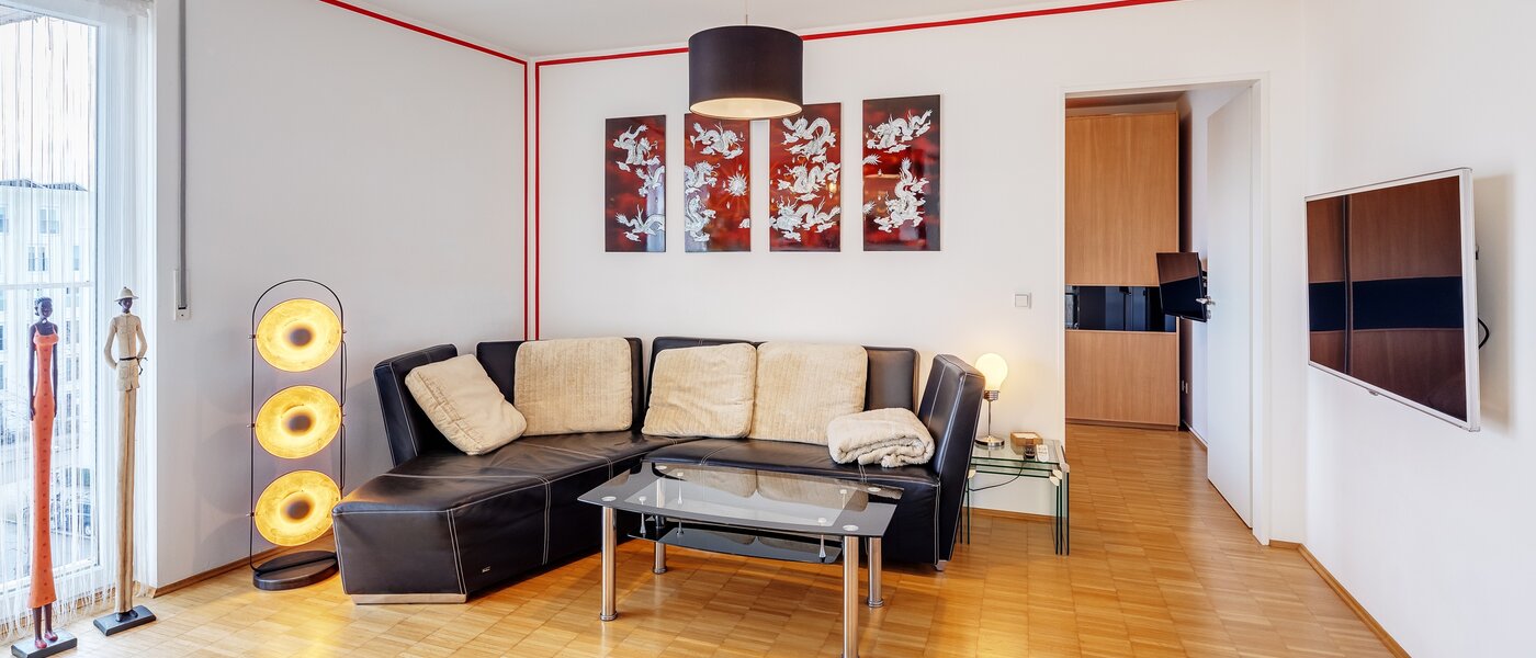 roof terrace apartment München Schwabing-West 02 living area 7226