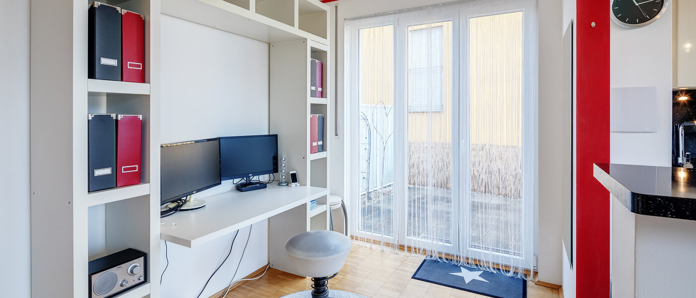 roof terrace apartment München Schwabing-West 01 work-desk 7226