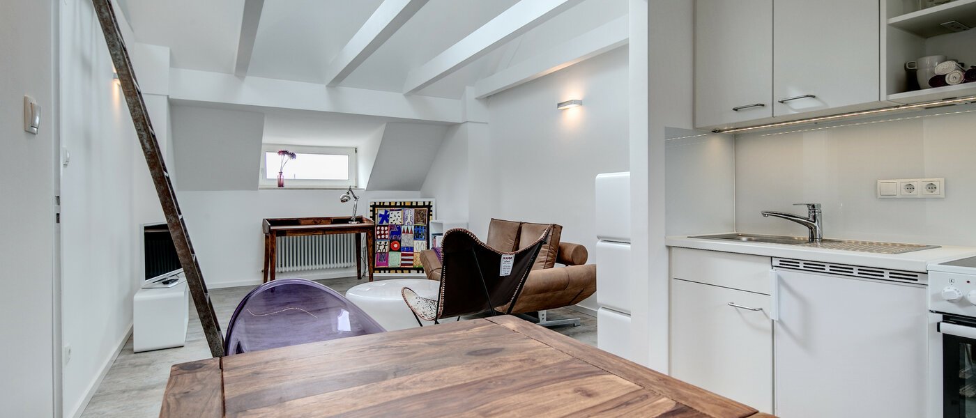 attic apartment München Maxvorstadt - Rund um den Josephplatz 04 kitchen 7242