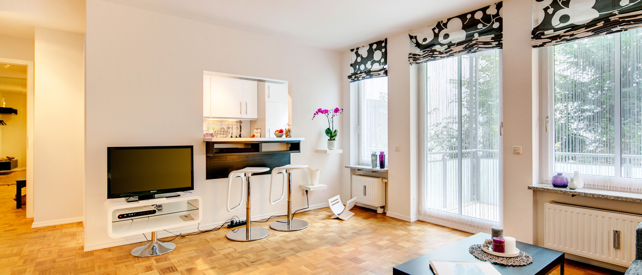 apartment München Lehel 04 living room 7244