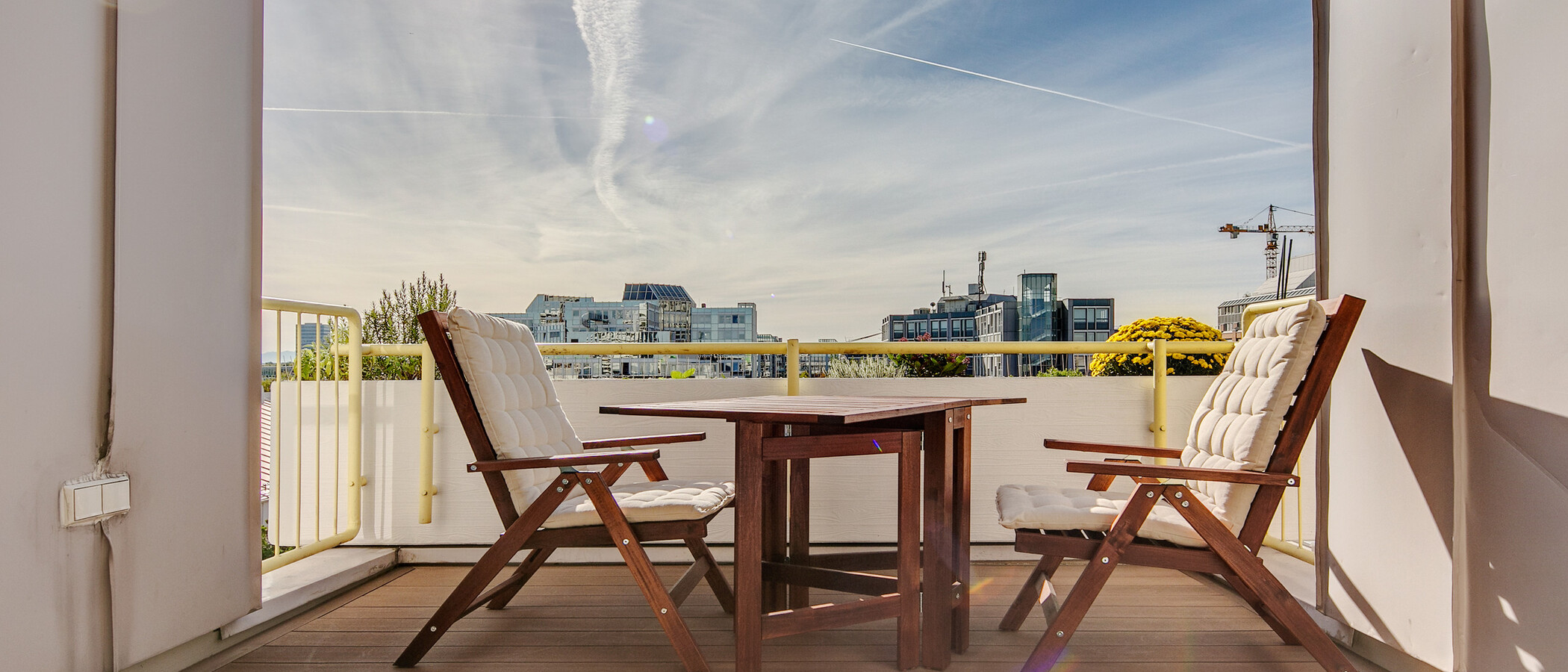 roof terrace apartment München Arabellapark 01 terrace 7279