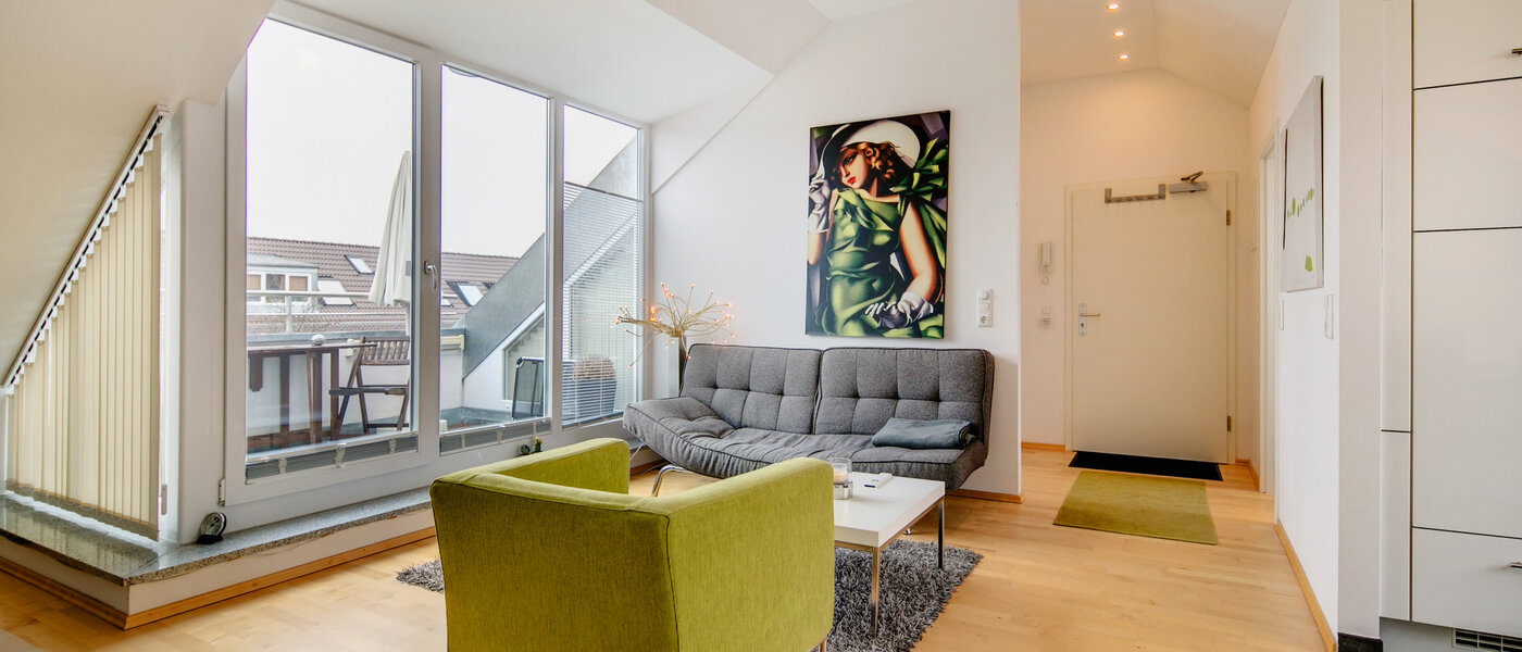 roof terrace apartment München Untermenzing 05 living room 7372