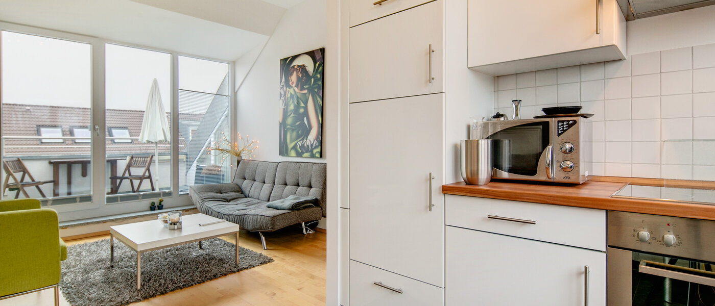 roof terrace apartment München Untermenzing 05 kitchen 7372