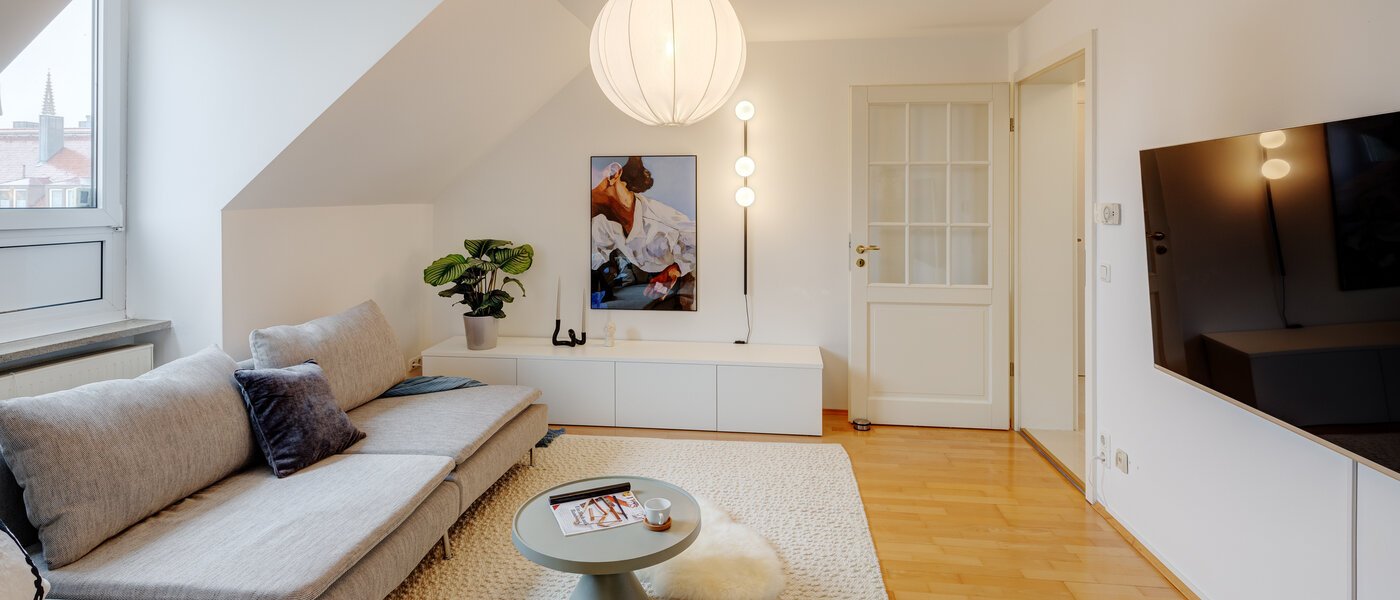 apartment München Au 04 living room 7380