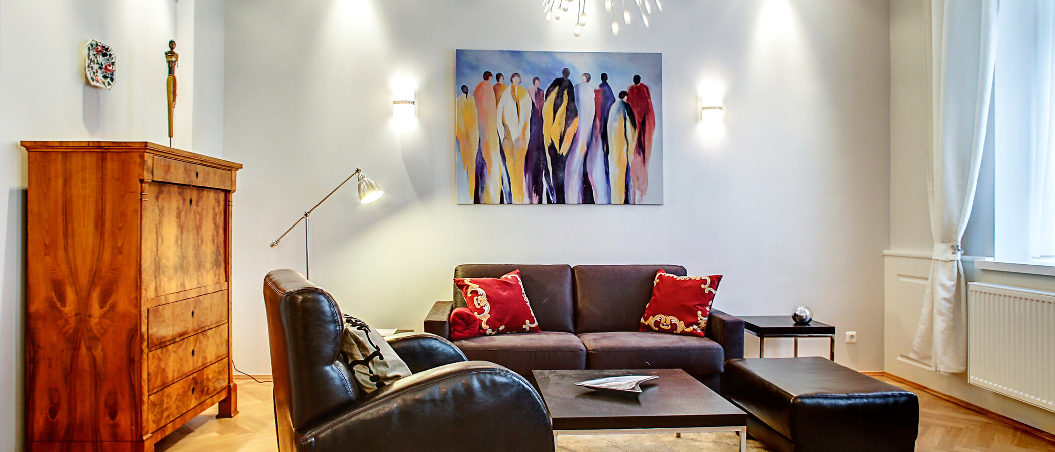 apartment München Gärtnerplatzviertel 02 living room 7556