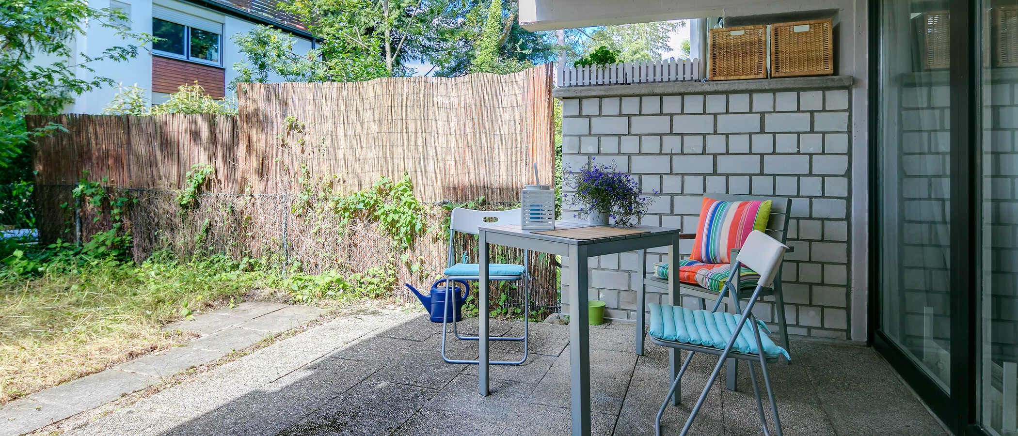 apartment with garden 	 München Solln 01 terrace 7660