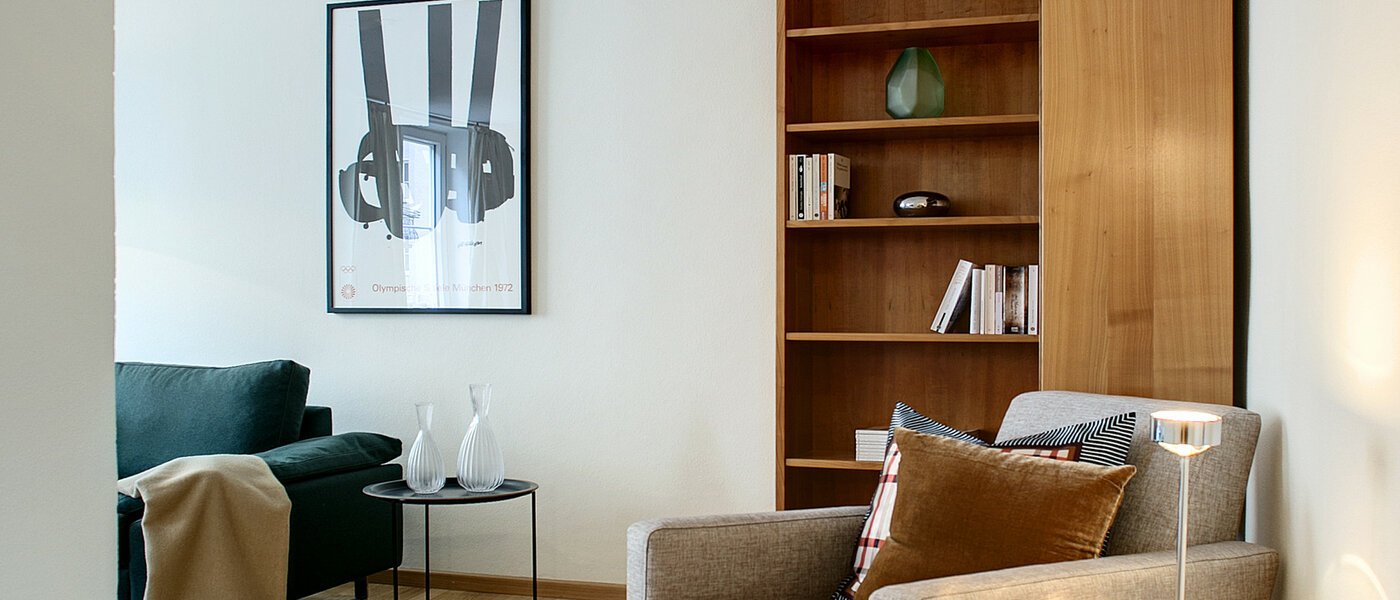 apartment München Lehel 05 living room 7684