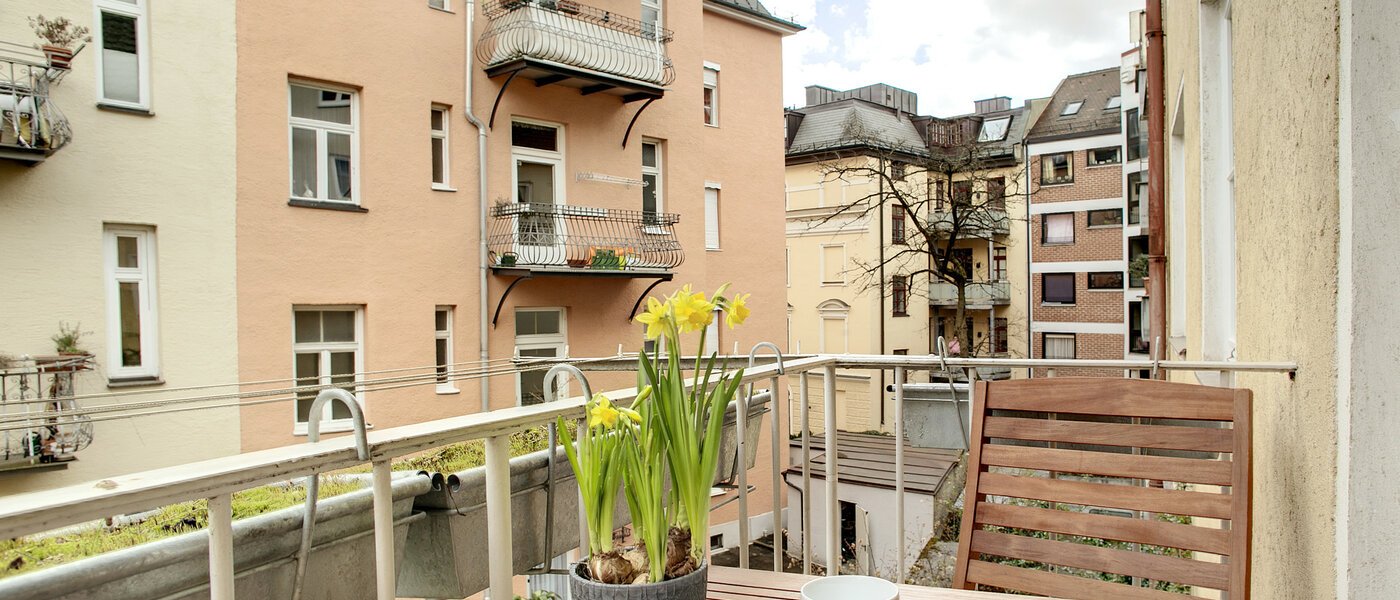 apartment München Lehel 03 balcony 7684
