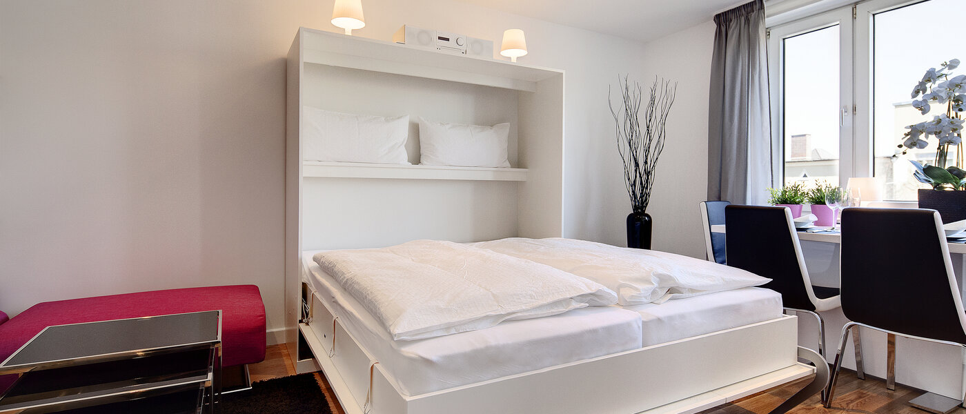 studio München Schwabing-West (rund um den Hohenzollernplatz) 02 sleeping area 7701