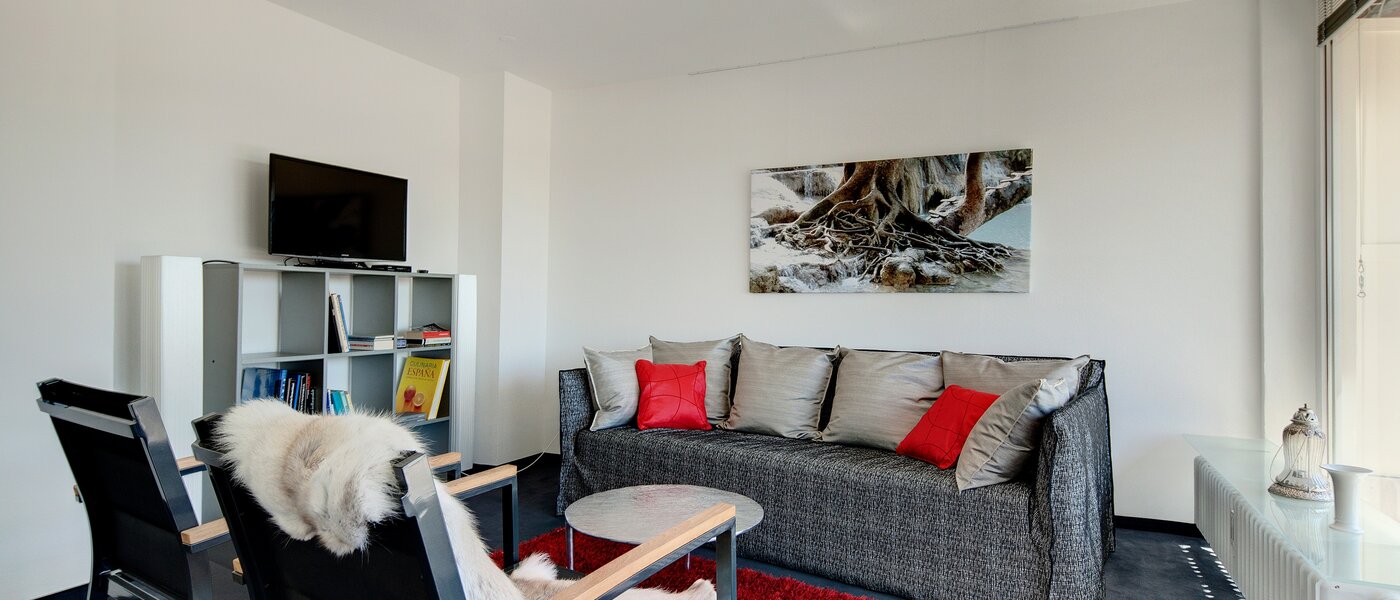 roof terrace apartment München Schwabing-West (rund um den Hohenzollernplatz) 02 living room 7704