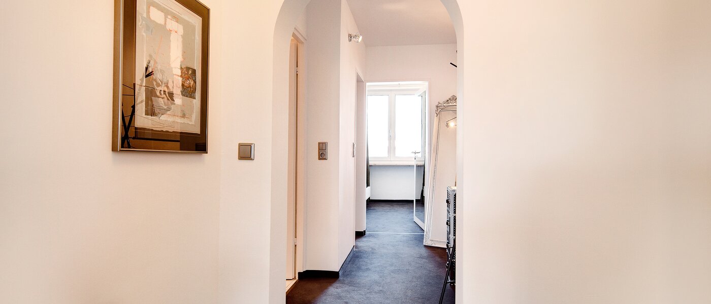 roof terrace apartment München Schwabing-West (rund um den Hohenzollernplatz) 04 hall 7704