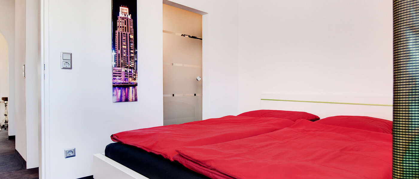 roof terrace apartment München Schwabing-West (rund um den Hohenzollernplatz) 01 sleeping area 7704