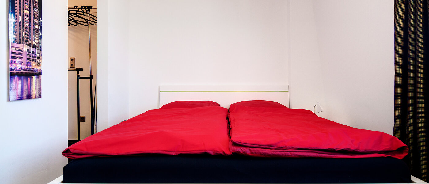 roof terrace apartment München Schwabing-West (rund um den Hohenzollernplatz) 02 sleeping area 7704