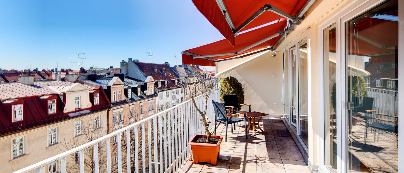 roof terrace apartment München Schwabing-West (rund um den Hohenzollernplatz) 03 roof terrace 7704