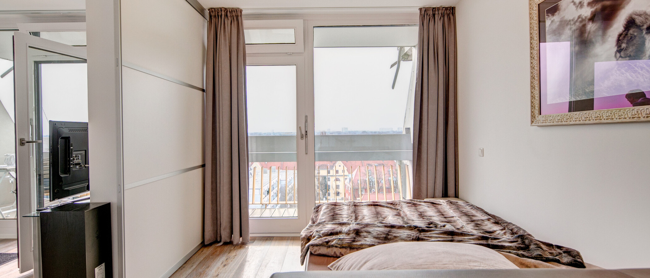 apartment München Schwabing-Nord (zw. Leopoldstraße & Englischen Garten) 03 sleeping area 7791