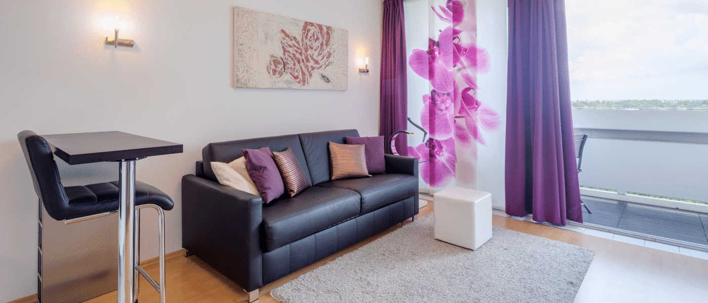 studio München Arabellapark 01 sleeping area 7848