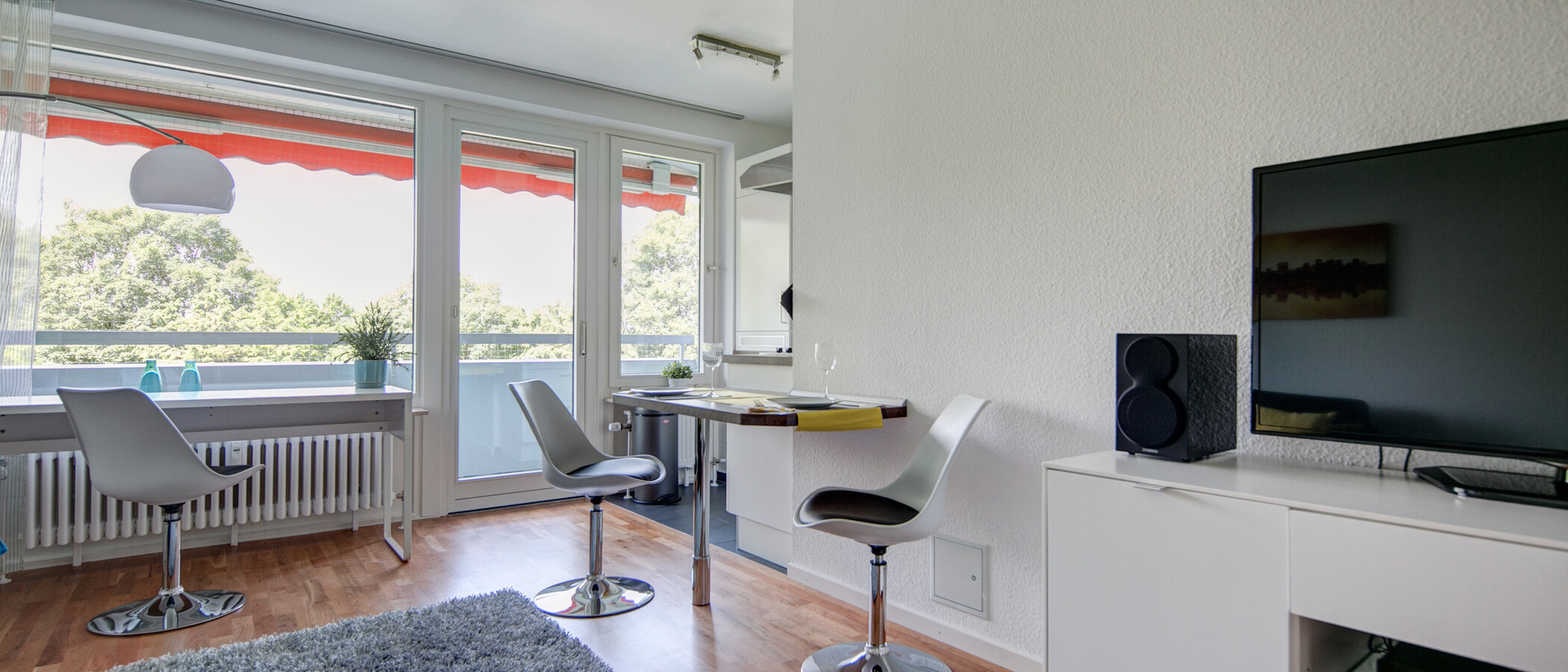 apartment München Parkstadt Solln 02 living room 7891