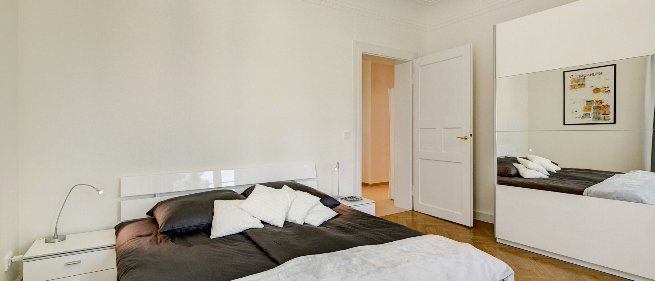 apartment München Nymphenburg 04 2. sleeping area 7938