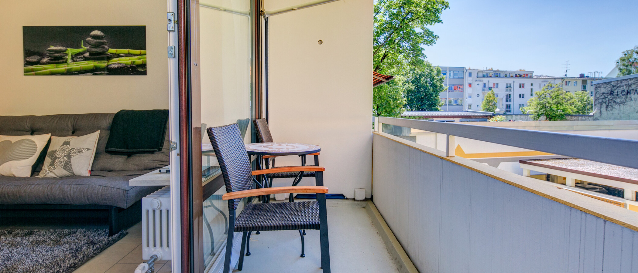 studio München Sendling 01 balcony 7947
