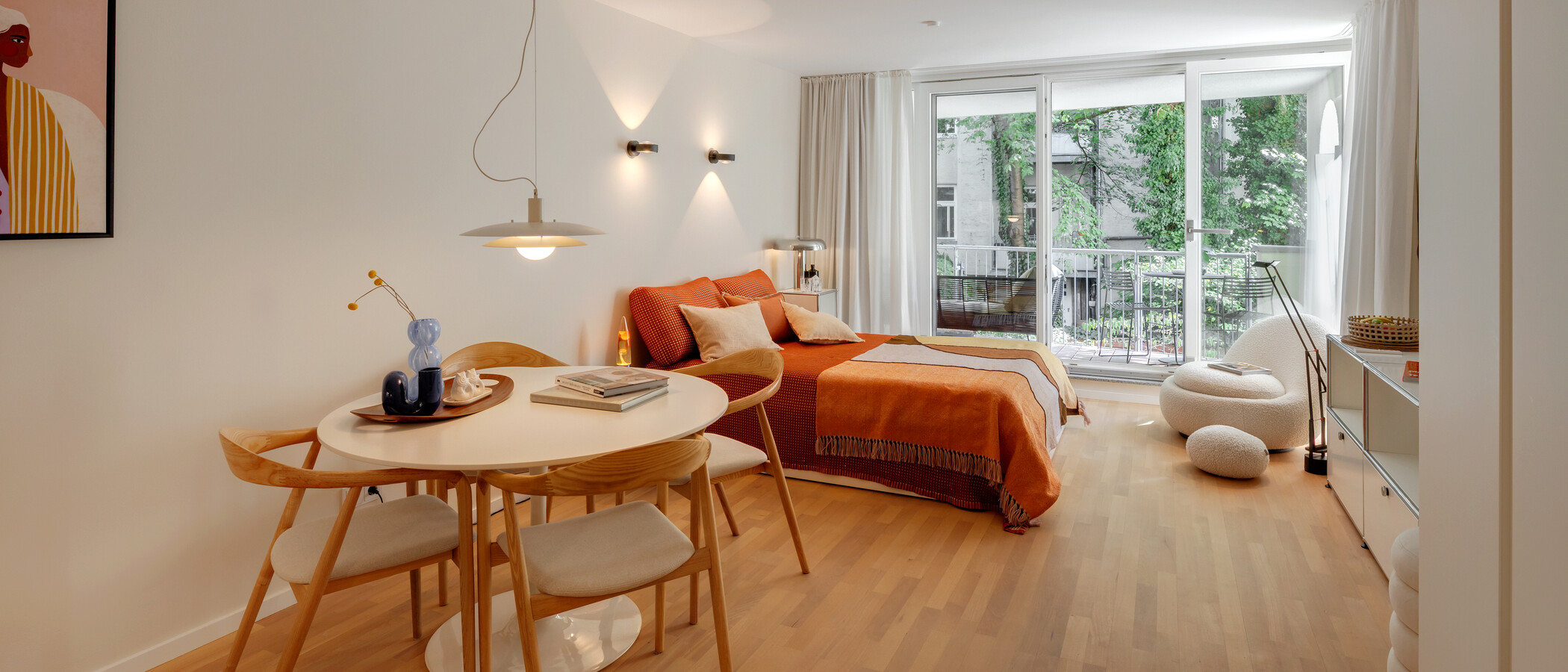 apartment München Schwabing-West (rund um den Hohenzollernplatz) 01 living area 7964