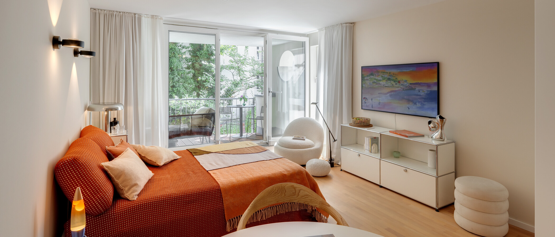 apartment München Schwabing-West (rund um den Hohenzollernplatz) 02 living area 7964