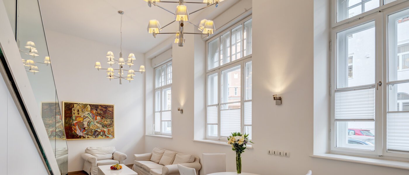 gallery apartment  München Maxvorstadt 01 living area 8163