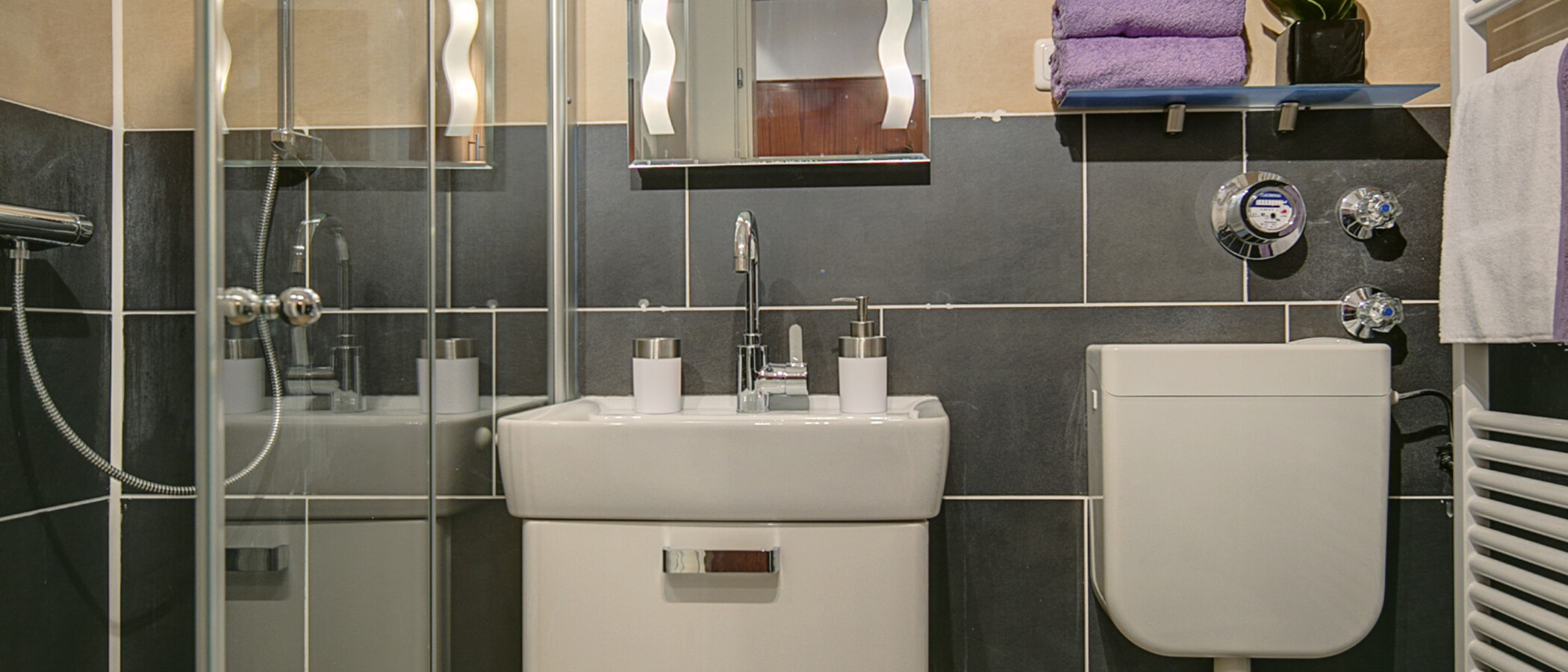 apartment with garden 	 München Maxvorstadt 01 bathroom 8378
