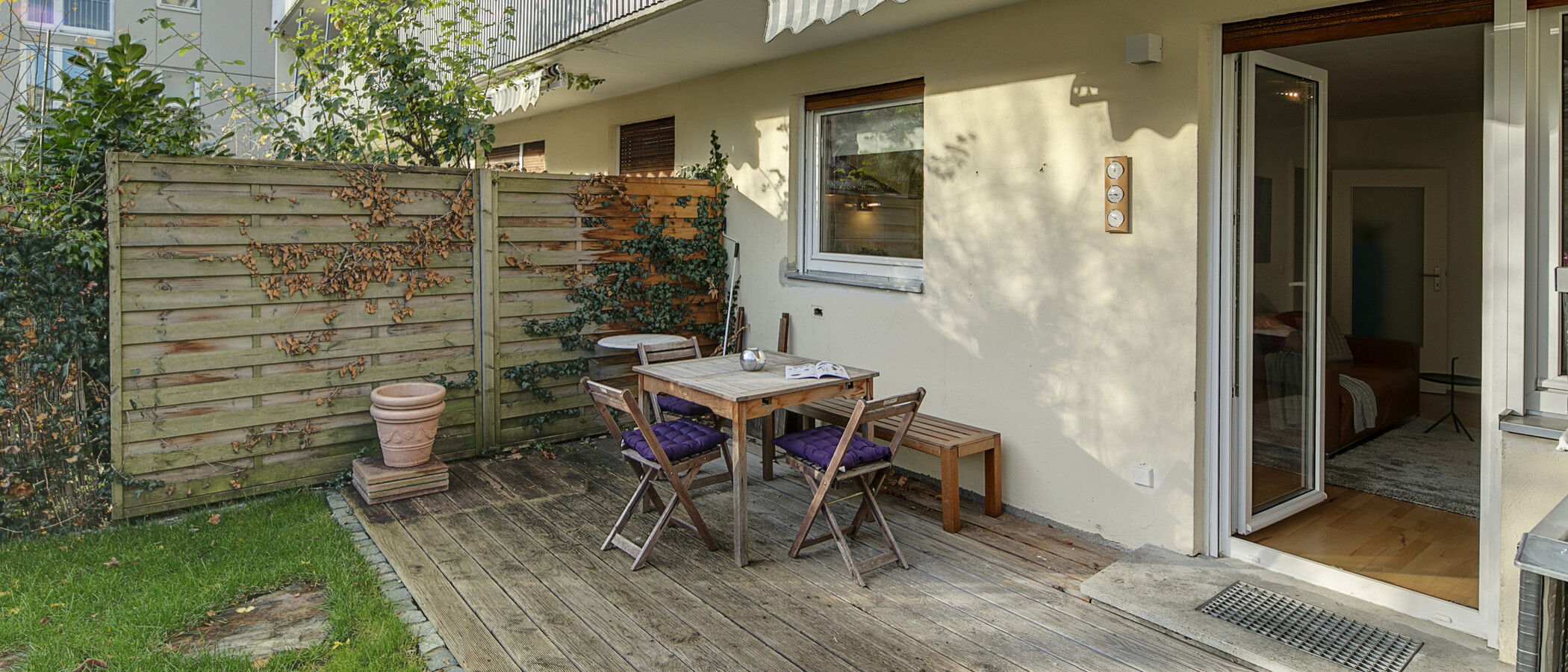 apartment with garden 	 München Maxvorstadt 01 terrace 8378
