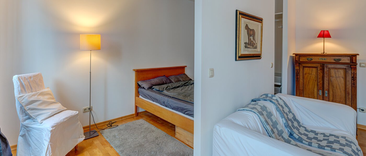 apartment München Lehel 03 sleeping area 8406