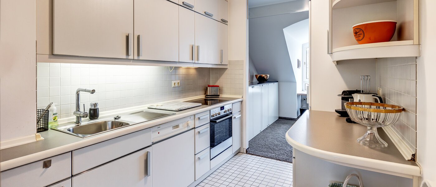 attic apartment München Denning 01 kitchen 8585