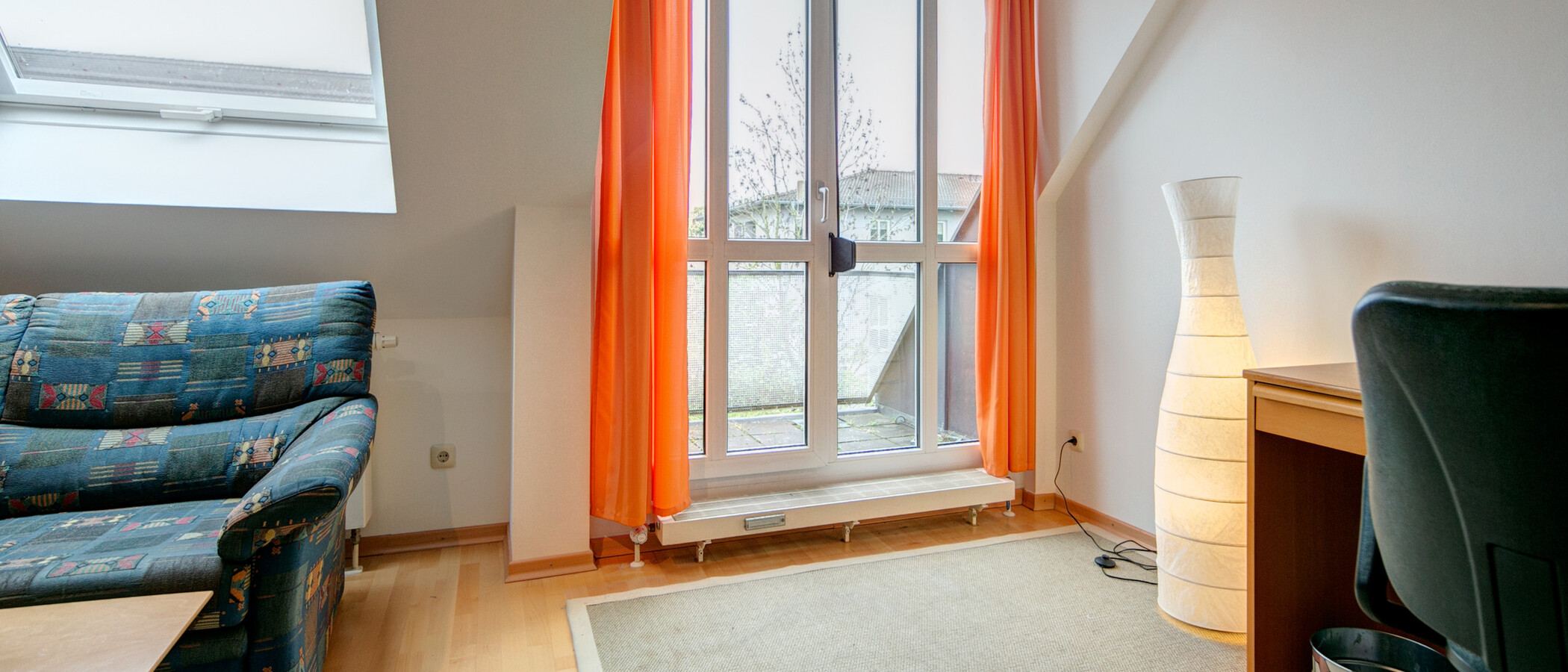 attic apartment München Moosach 02 balcony 8631