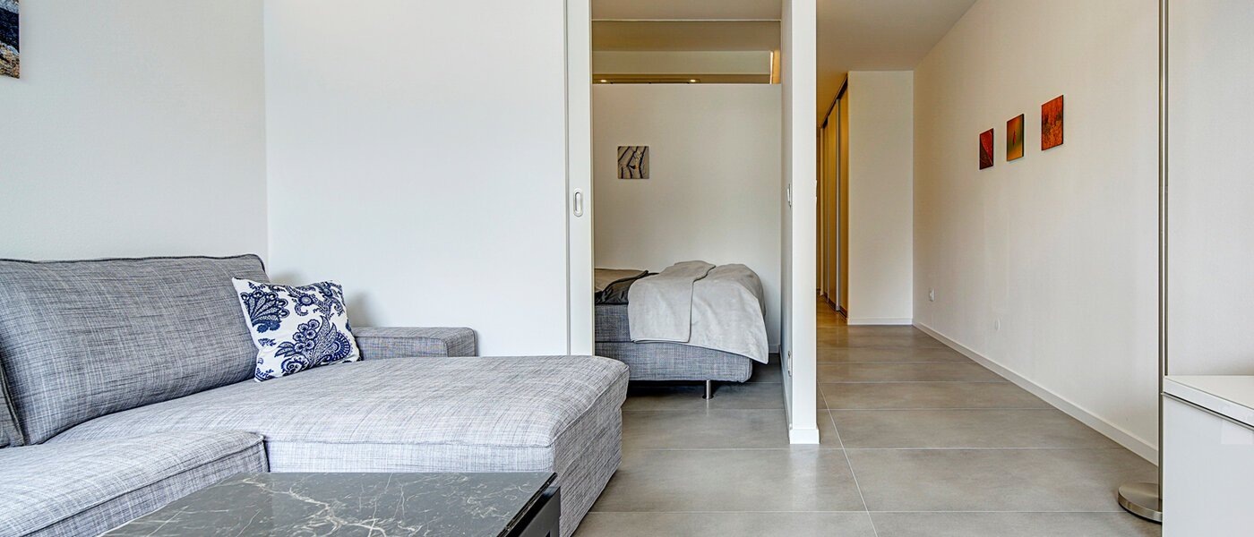 apartment München Olympiadorf 04 living room 8757