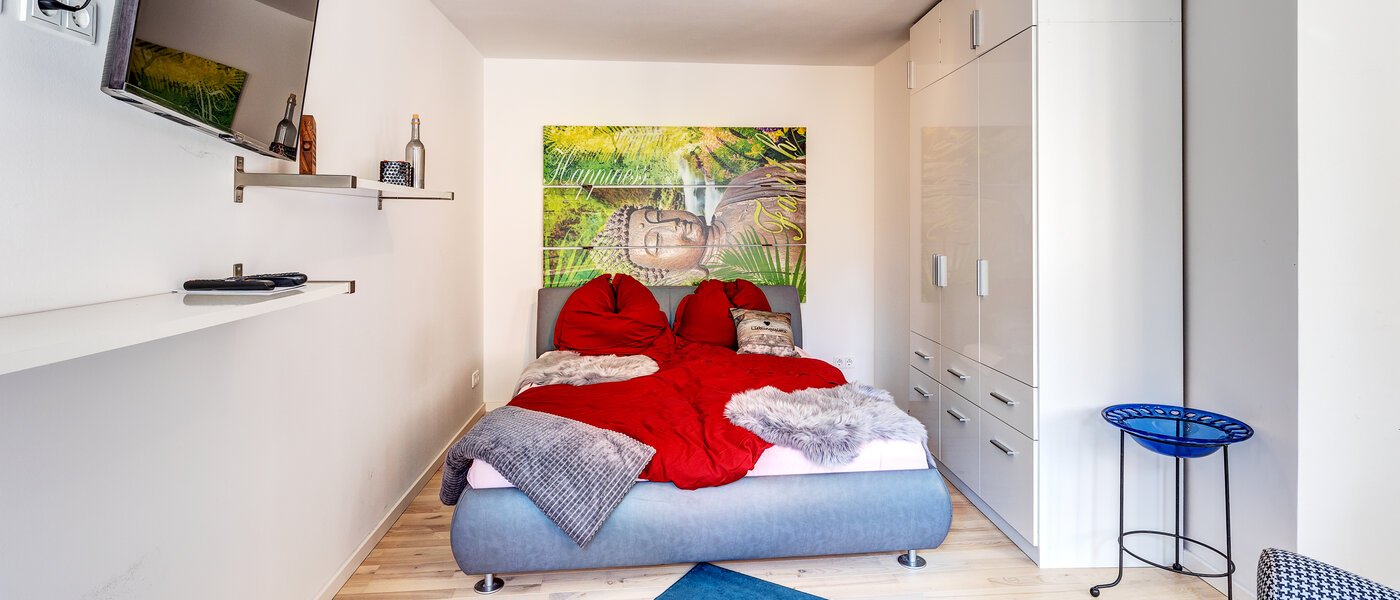 studio München Au-Haidhausen 01 sleeping area 8758