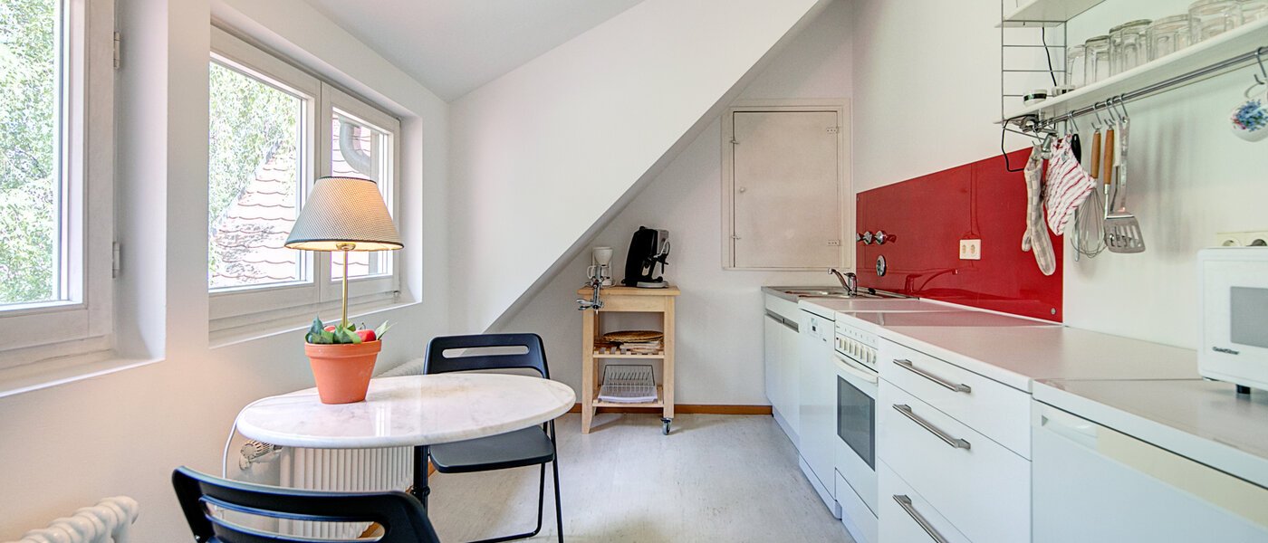 attic apartment München Solln 01 kitchen 8785