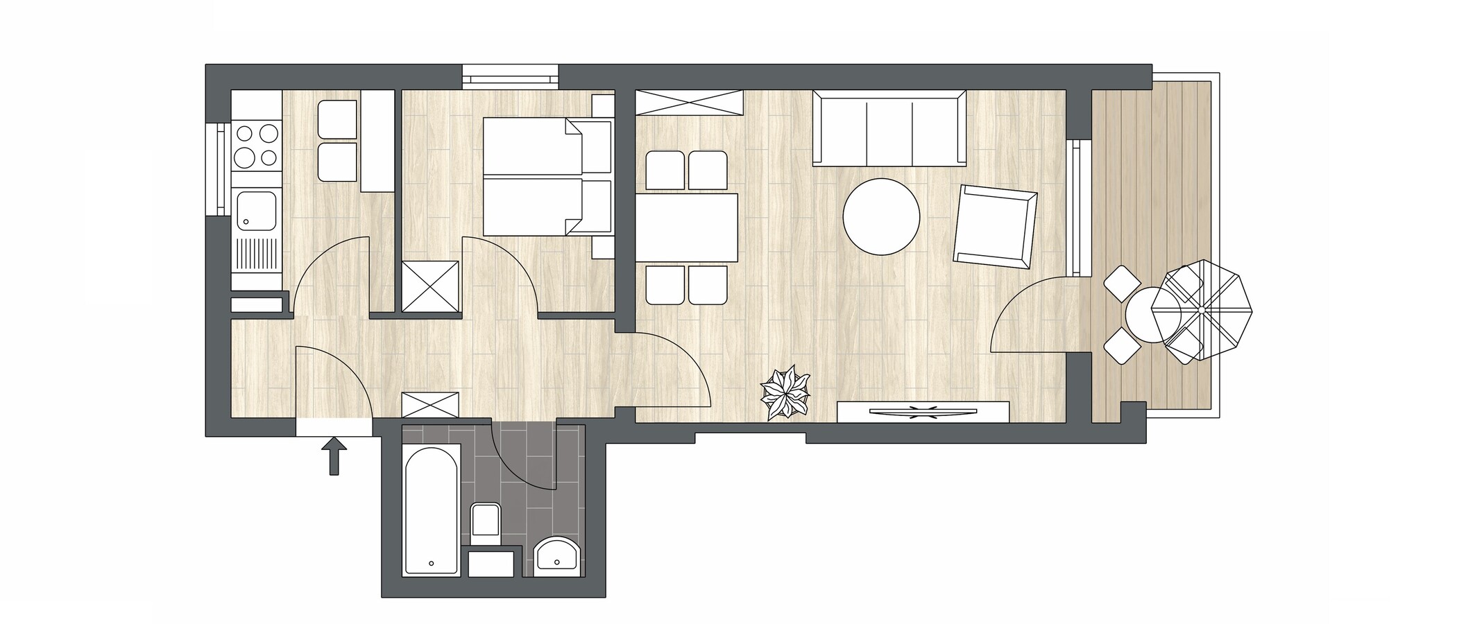 apartment München Thalkirchen 01 floor plan 8820
