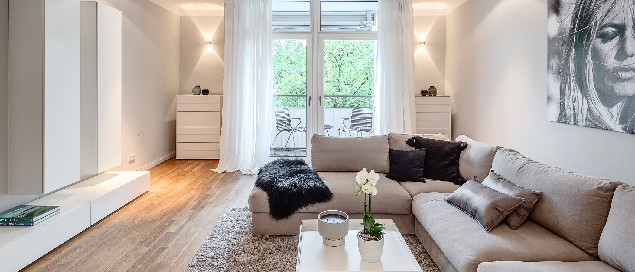 apartment München Schwabing-West (rund um den Hohenzollernplatz) 02 living area 8850