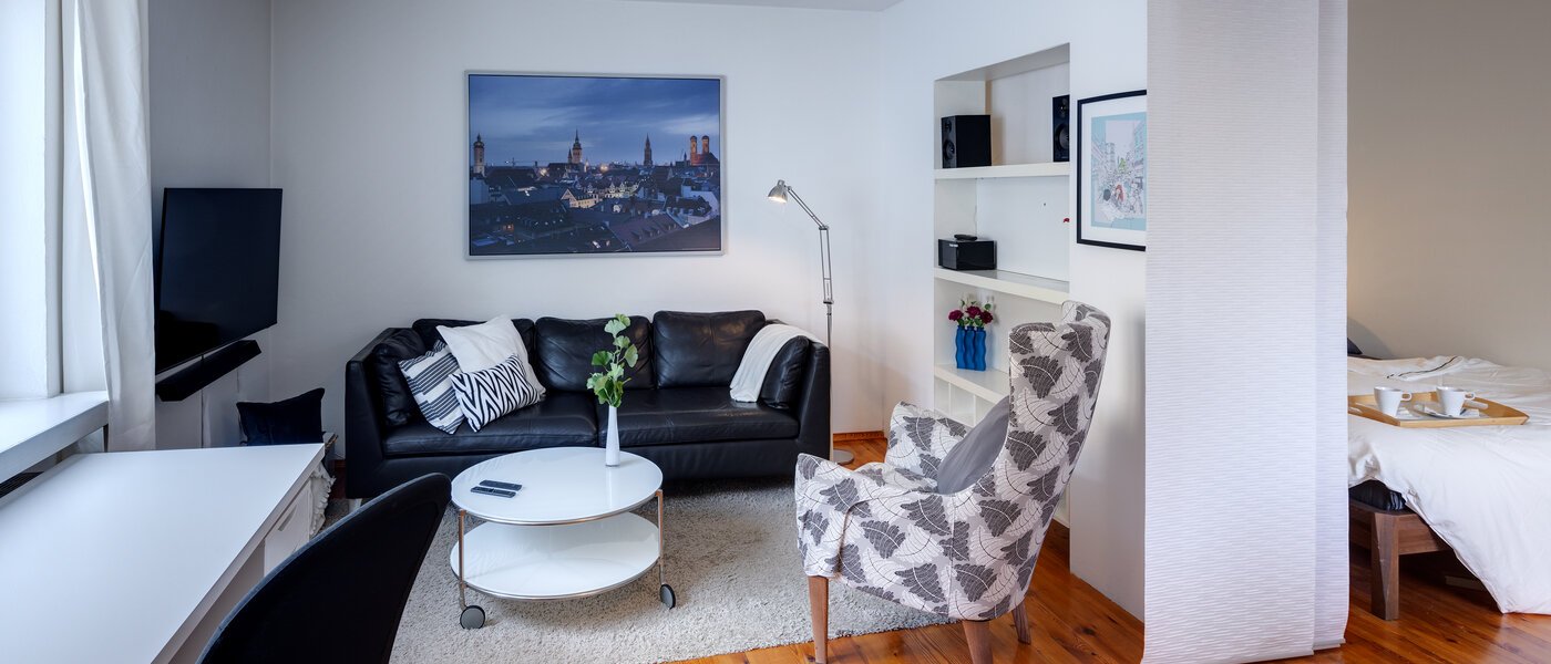 apartment München Lehel 04 living area 8871