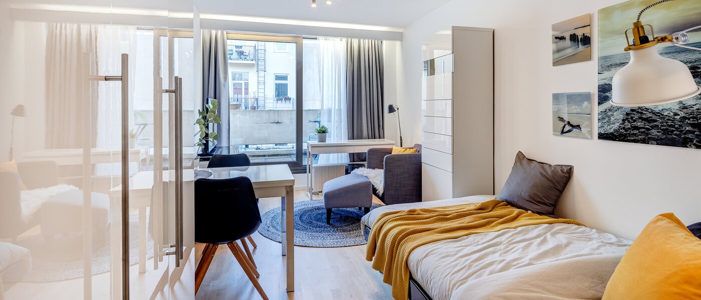 studio München Maxvorstadt - Universitätsviertel 01 living area 8924