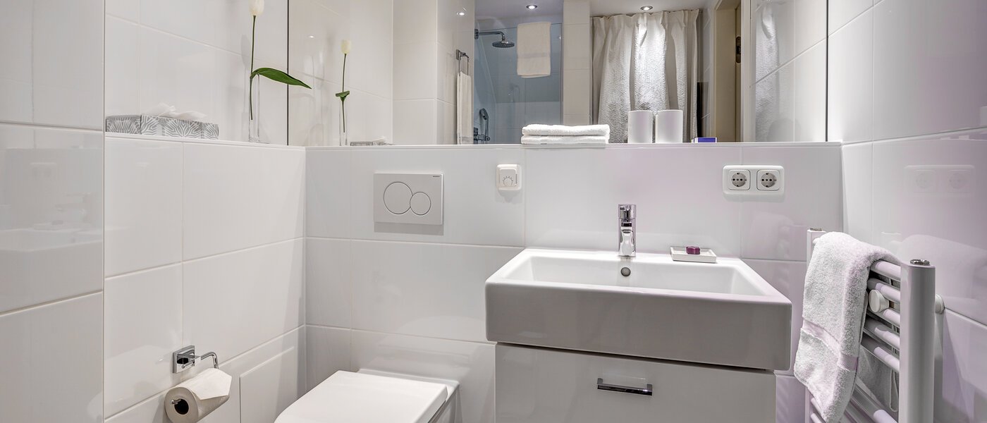 roof terrace apartment München Altstadt 02 bathroom 9009