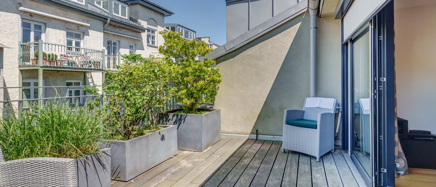 roof terrace apartment München Altstadt 03 roof terrace 9009