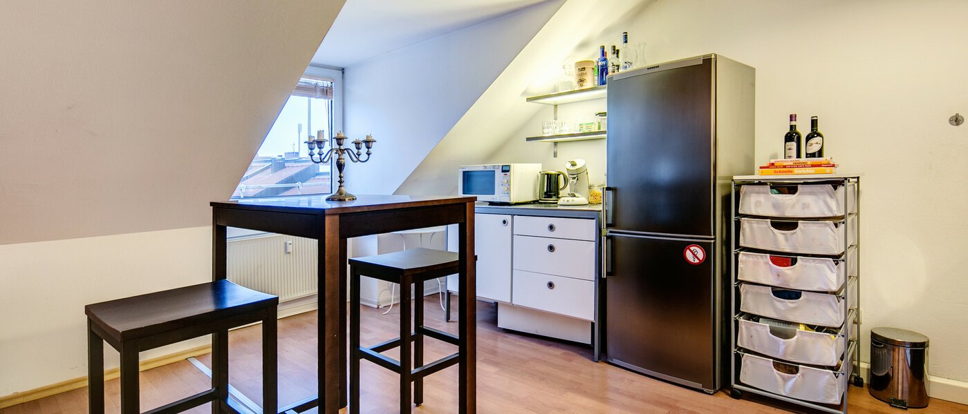 attic apartment München Obergiesing 01 kitchen 9124