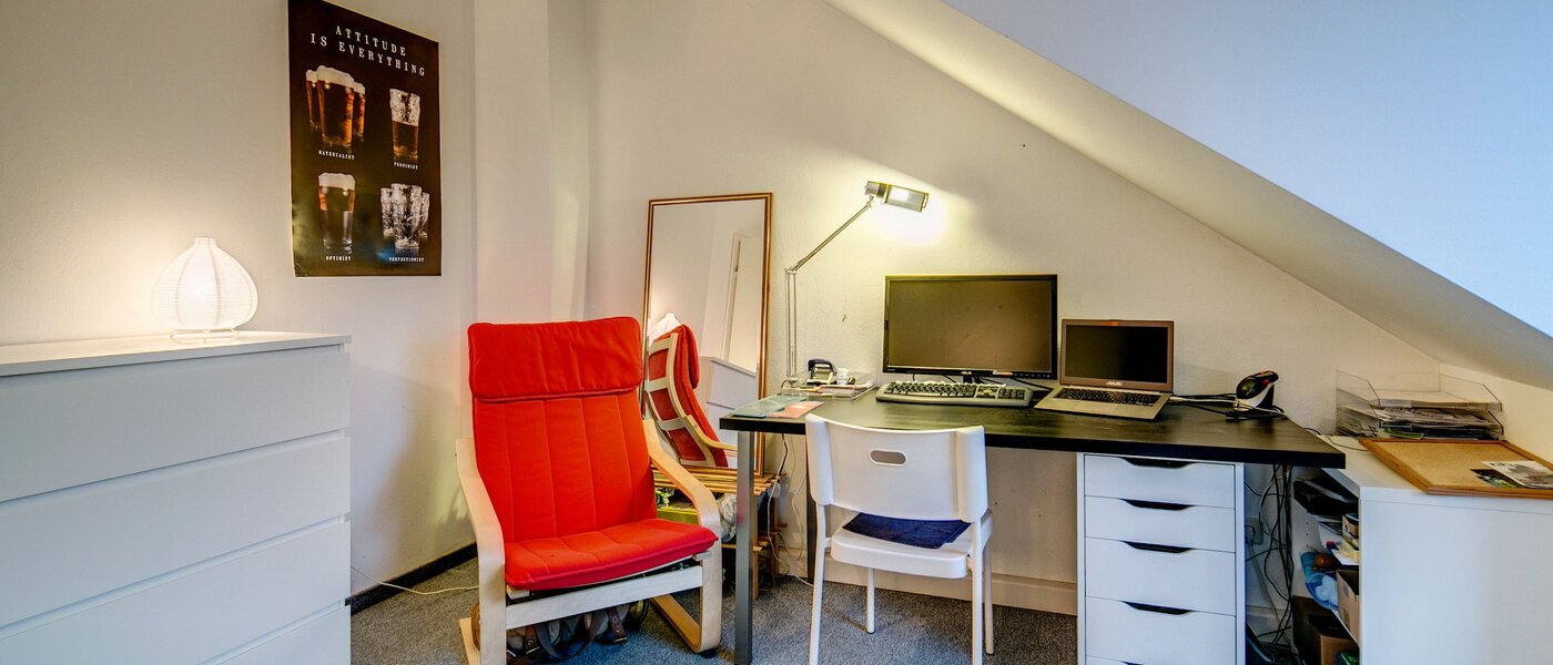 attic apartment München Obergiesing 04 sleeping area 9124