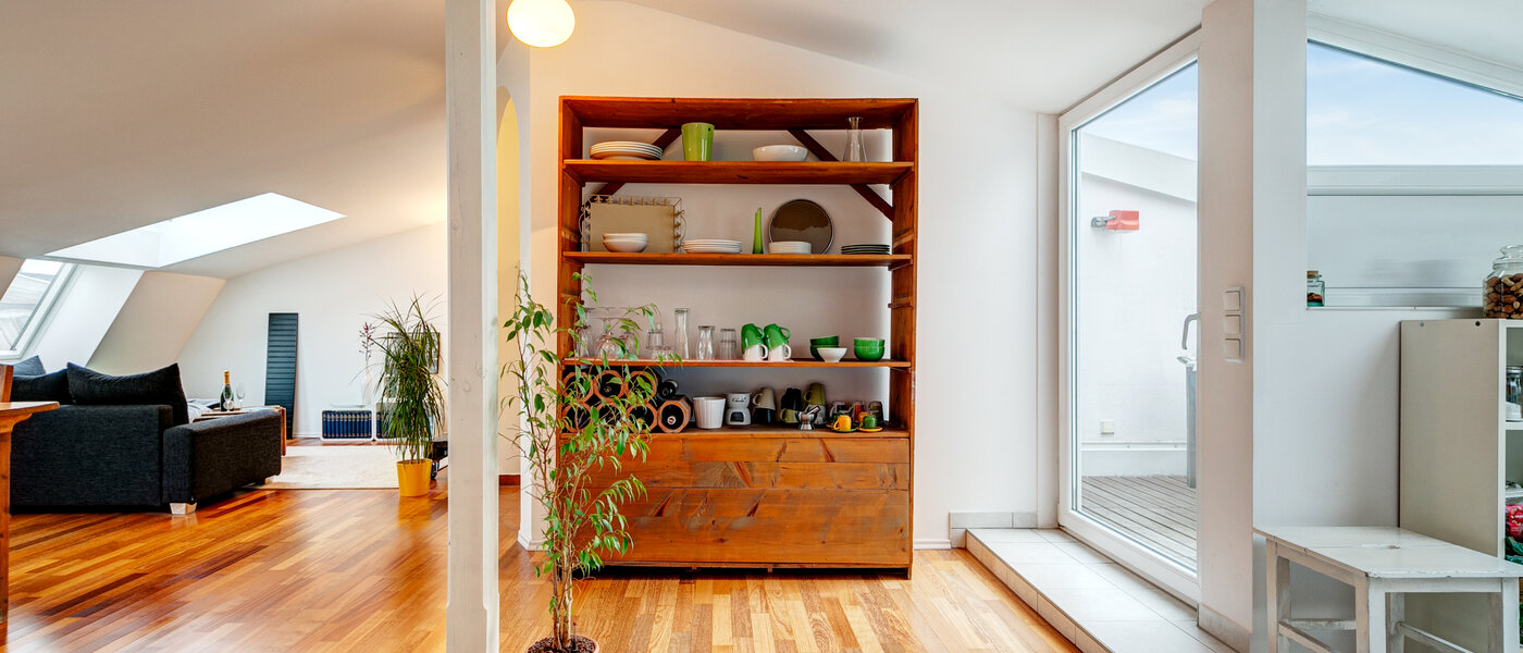 roof terrace apartment München Gärtnerplatzviertel 03 kitchen 9135