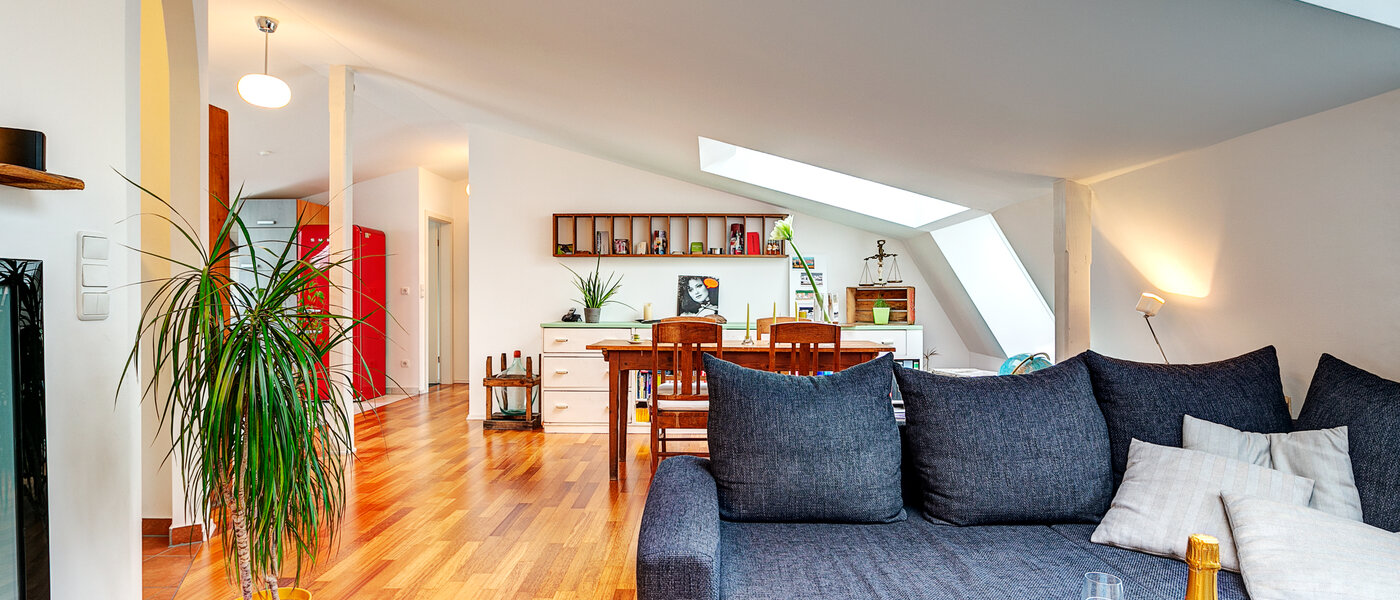 roof terrace apartment München Gärtnerplatzviertel 04 living area 9135