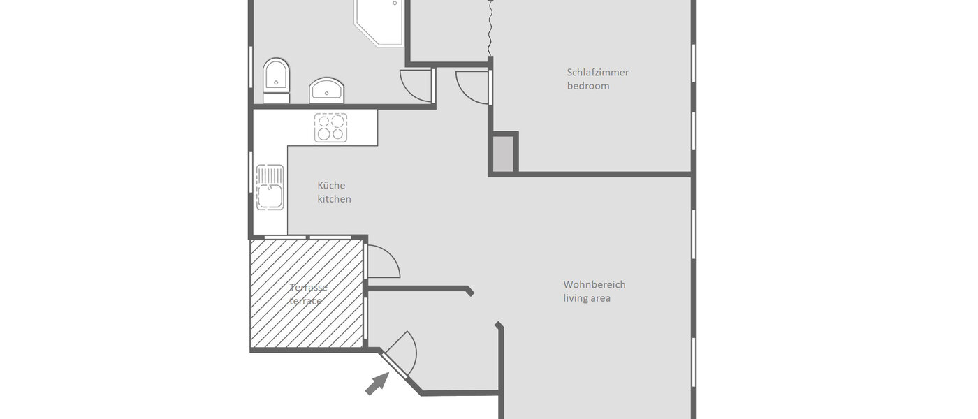 roof terrace apartment München Gärtnerplatzviertel 01 floor plan 9135