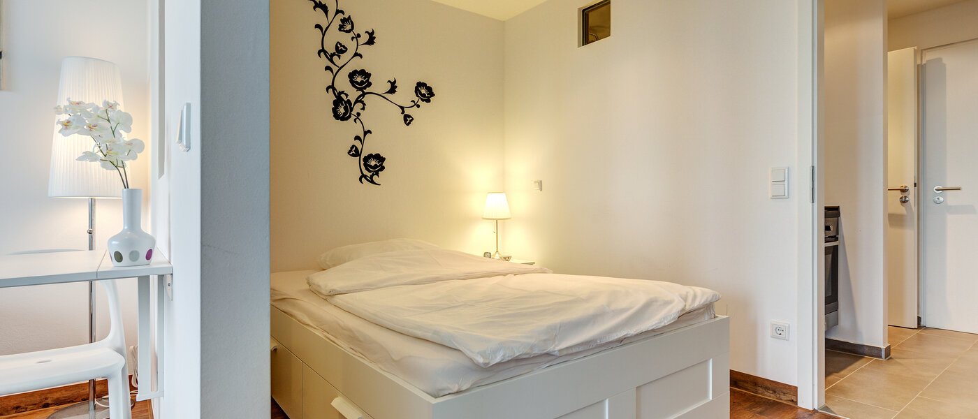 apartment München Olympiadorf 03 sleeping area 9195